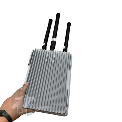 30W-50W FPV ड्रोन जैमर 900MHz 2.4GHz 5.8GHz फ्रीक्वेंसी जैमर ड्रोन के लिए