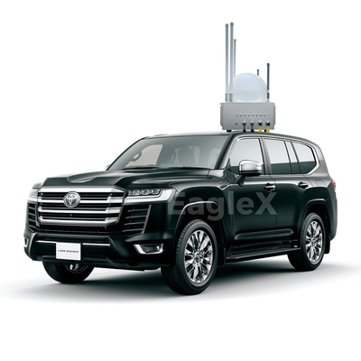 कार संशोधन एंटी-एफपीवी सिस्टम आरएफ एम्पलीफायर 50MHz~6GHz डिटेक्शन स्ट्राइक ड्रोन जैमर एंटी-ड्रोन वाहन में परिवर्तित