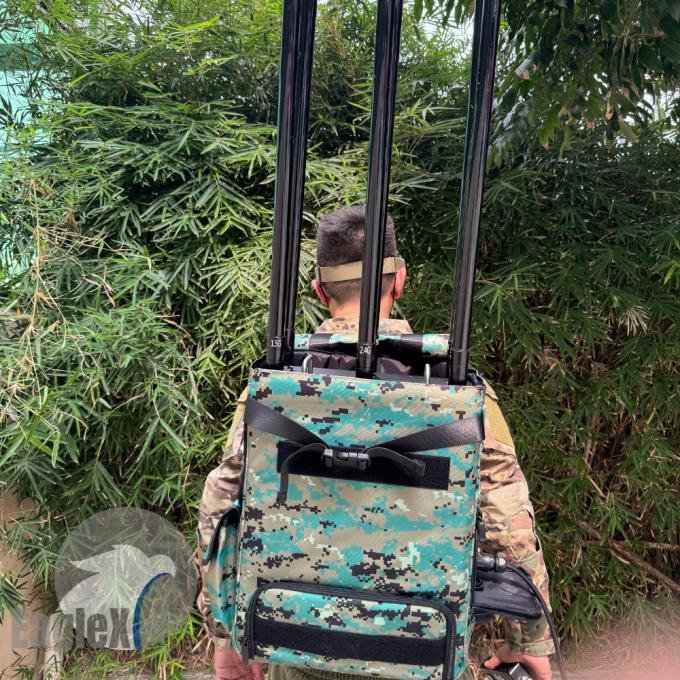 लंबी दूरी 6 चैनल बैकपैक ड्रोन जैमर 2000M यूएवी जैमिंग ड्रोन आरएफ एम्पलीफायर 0
