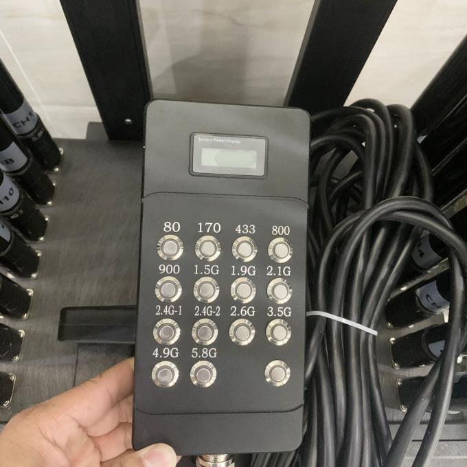 14 चैनल पुलिस स्कैनर जामर यूएवी एफपीवी ड्रोन जामर सैन्य 80MHz~6GHz 0