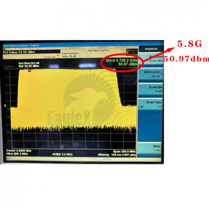 5.8GHz आरएफ एम्पलीफायर मॉड्यूल 5725-5850MHz एम्पलीफायर जैमिंग रेडियो फ्रीक्वेंसी मॉड्यूल 0
